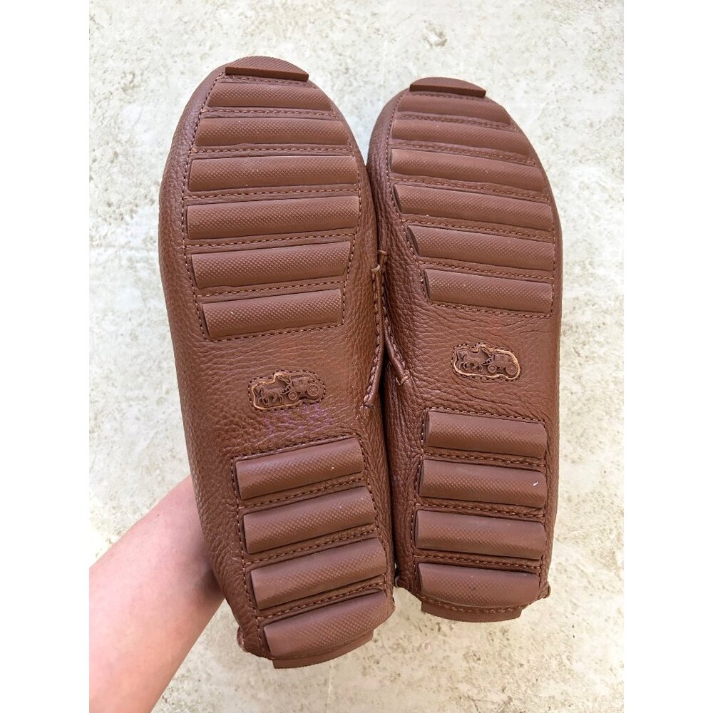 Coach Brown Leather Loafers for Women - Picture 11 of 12